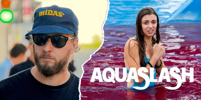 Glissades et rasoirs: entrevue «Aquaslash» avec le cinéaste Renaud Gauthier!