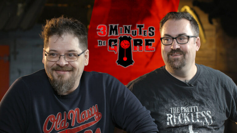 [3 minutes de gore] Simon Pothier et Dany Dagenais chassent les vampires avec le roman graphique «Bloodhunt»