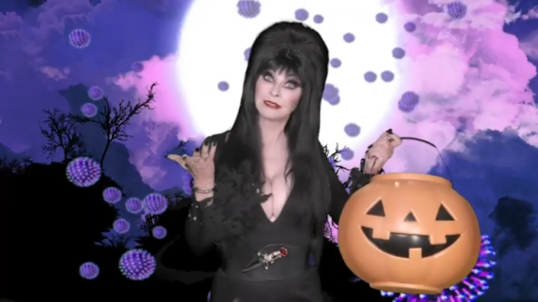 Elvira partage son nouveau vidéoclip pour «Don’t Cancel Halloween»