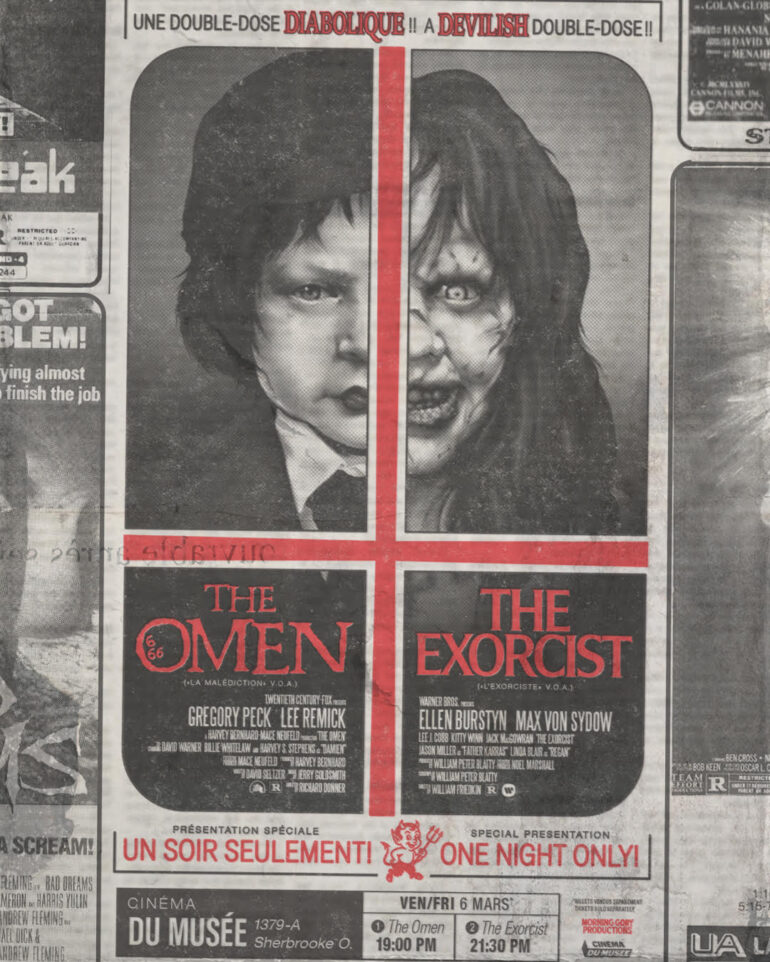 [Événement] Un programme double infernal avec « The Omen » et « The Exorcist » au Cinéma du Musée!